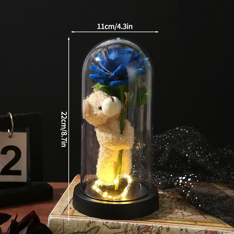 Cuddle Bear Forever Rose